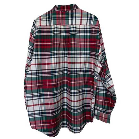 VTG! 2000s Y2K Tommy Hilfiger Men's XL Plaid Button-Down Shirt Multicolor Casual - Picture 5 of 7